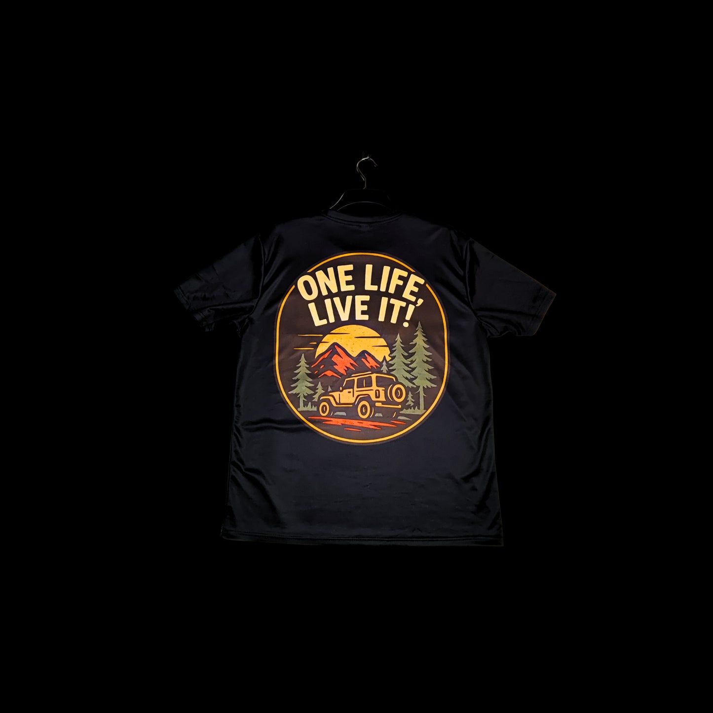 Munro Mental “One Life. Live It.” t-shirt – detail of back print