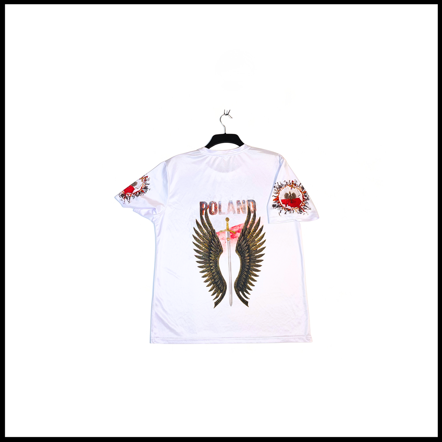 Munro Mental “White Eagle Rising” t-shirt – white – detail of back print