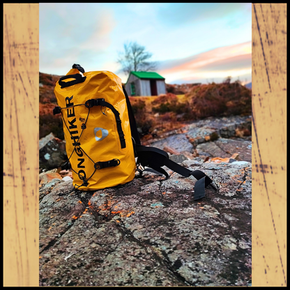 100% Waterproof Adventure Backpack Yellow – Built for the Wild