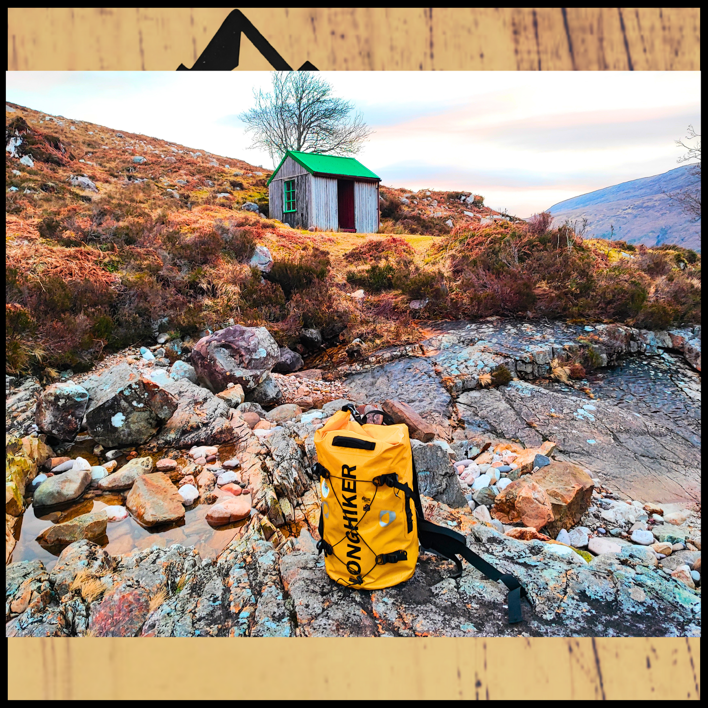 100% Waterproof Adventure Backpack Yellow – Built for the Wild