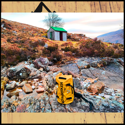100% Waterproof Adventure Backpack Yellow – Built for the Wild