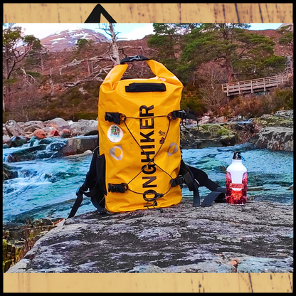 100% Waterproof Adventure Backpack Yellow – Built for the Wild
