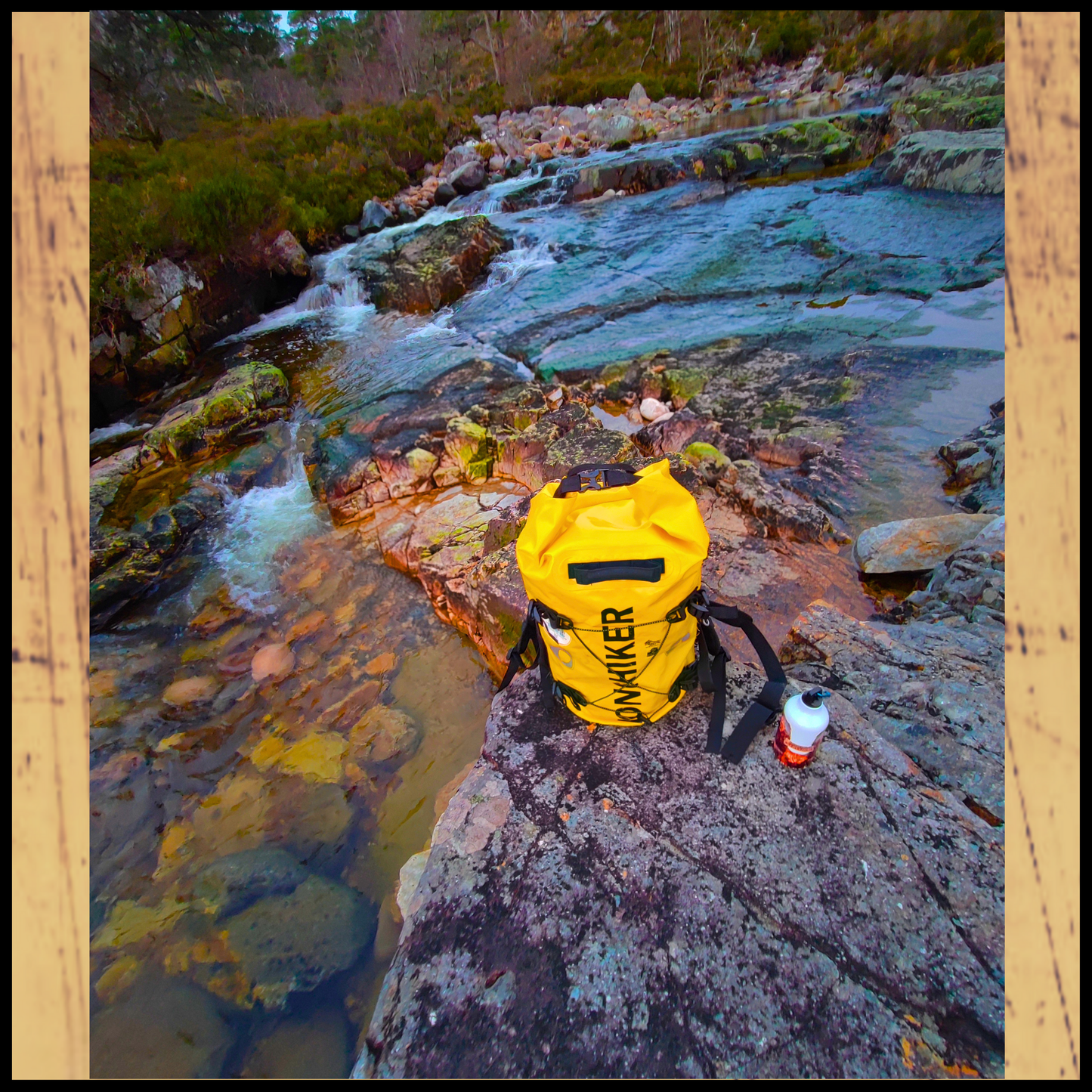 100% Waterproof Adventure Backpack Yellow – Built for the Wild
