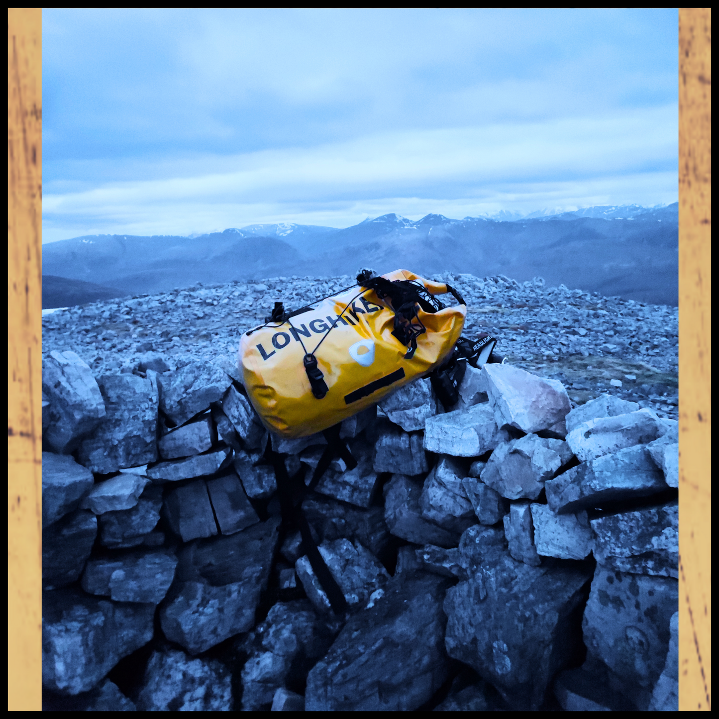 100% Waterproof Adventure Backpack Yellow – Built for the Wild