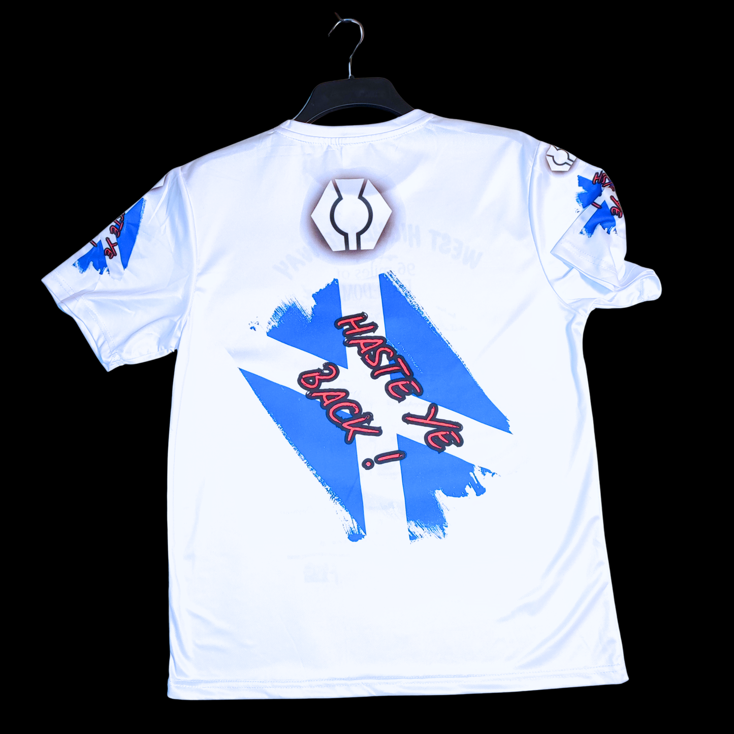 Munro Mental “96 Miles of Freedom ” t-shirt – West Highland Way collection, back view

