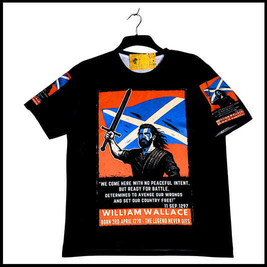 Battle of Stirling Bridge t-shirt with William Wallace artwork – Munro Mental
