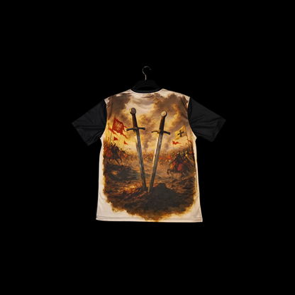 Munro Mental “Bitwa pod Grunwaldem 1410” t-shirt – detail of back print