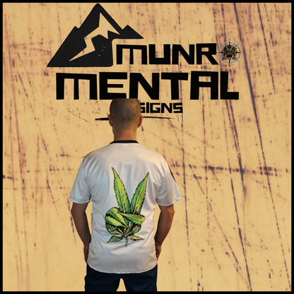 Munro Mental “Breathe Free” t-shirt – model back view
