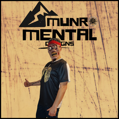 Munro Mental “Breathe Free” t-shirt – model right view
