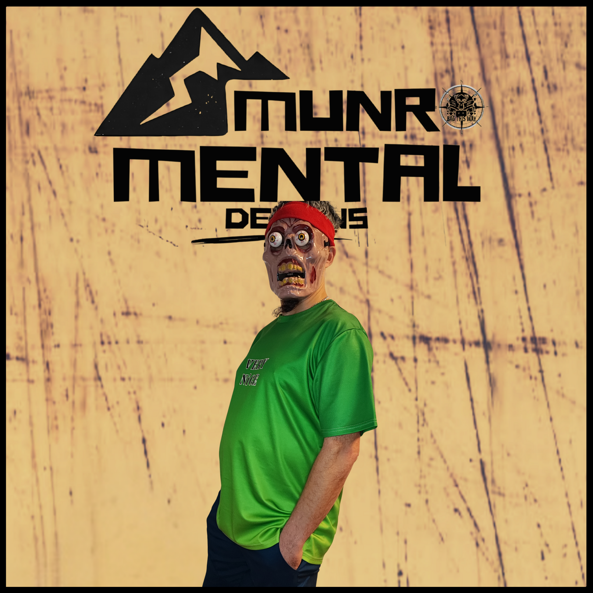Munro Mental “I Make Your Day” t-shirt – model right view

