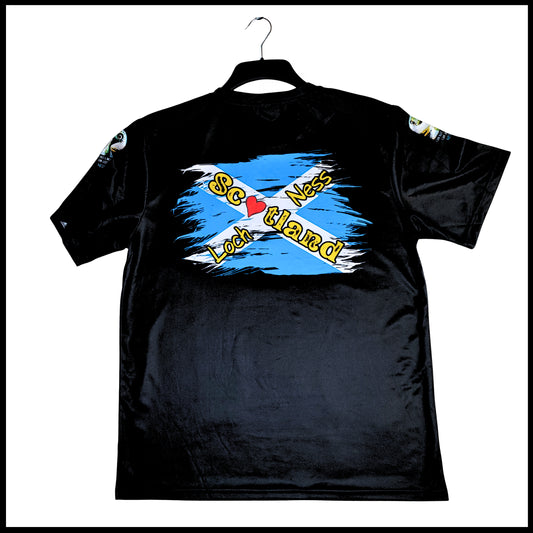 Munro Mental “Not a Loch Ness Monster” t-shirt – back view
