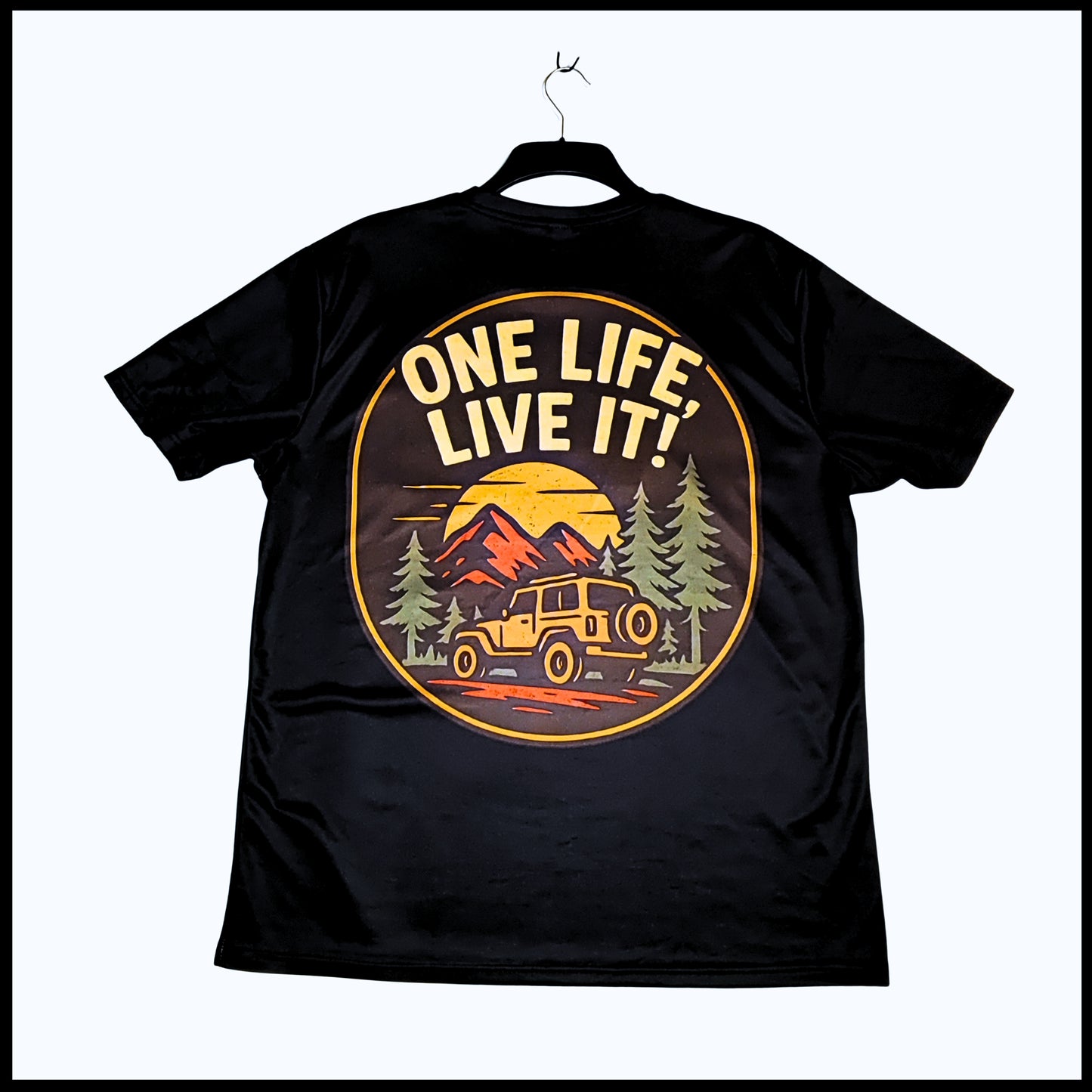Munro Mental “One Life. Live It.” t-shirt – back view
