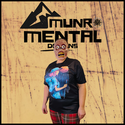 Munro Mental “One Life. Live It.” t-shirt – model right view
