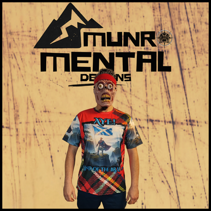 Munro Mental “The Brave One” T-shirt – model front view