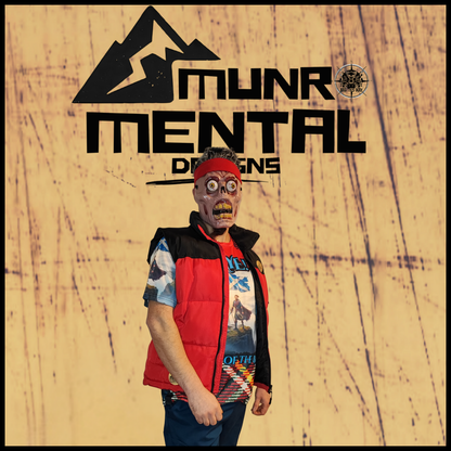 Munro Mental “The Brave One” T-shirt – model left view
