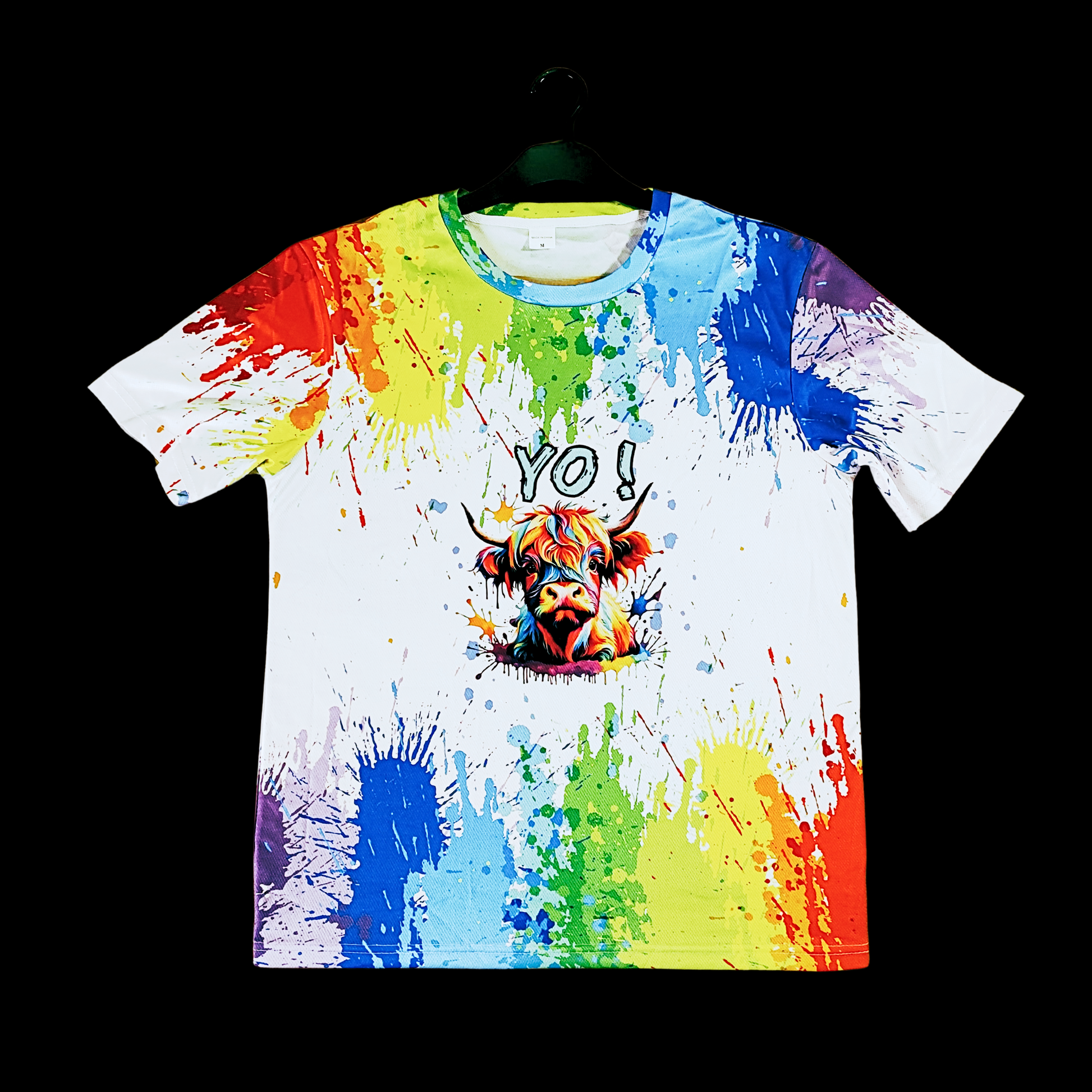 Munro Mental “The Highland Moo” t-shirt – front view
