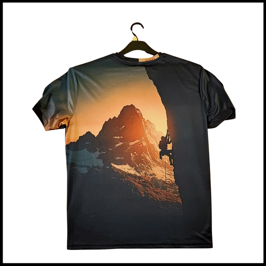 Munro Mental “The Sunrise Climber” t-shirt – back view
