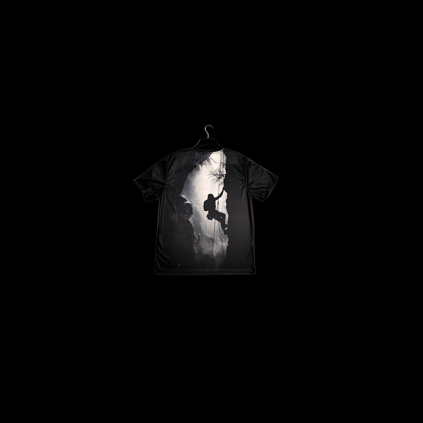 Munro Mental “Through the Crack” t-shirt – detail of back print
