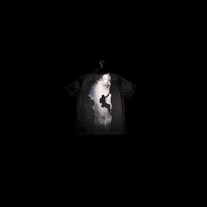 Munro Mental “Through the Crack” t-shirt – detail of back print
