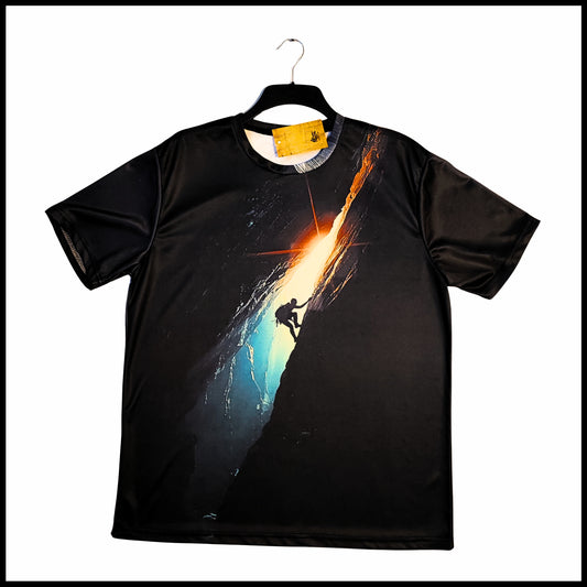 Munro Mental “Through the Crack” t-shirt – front view
