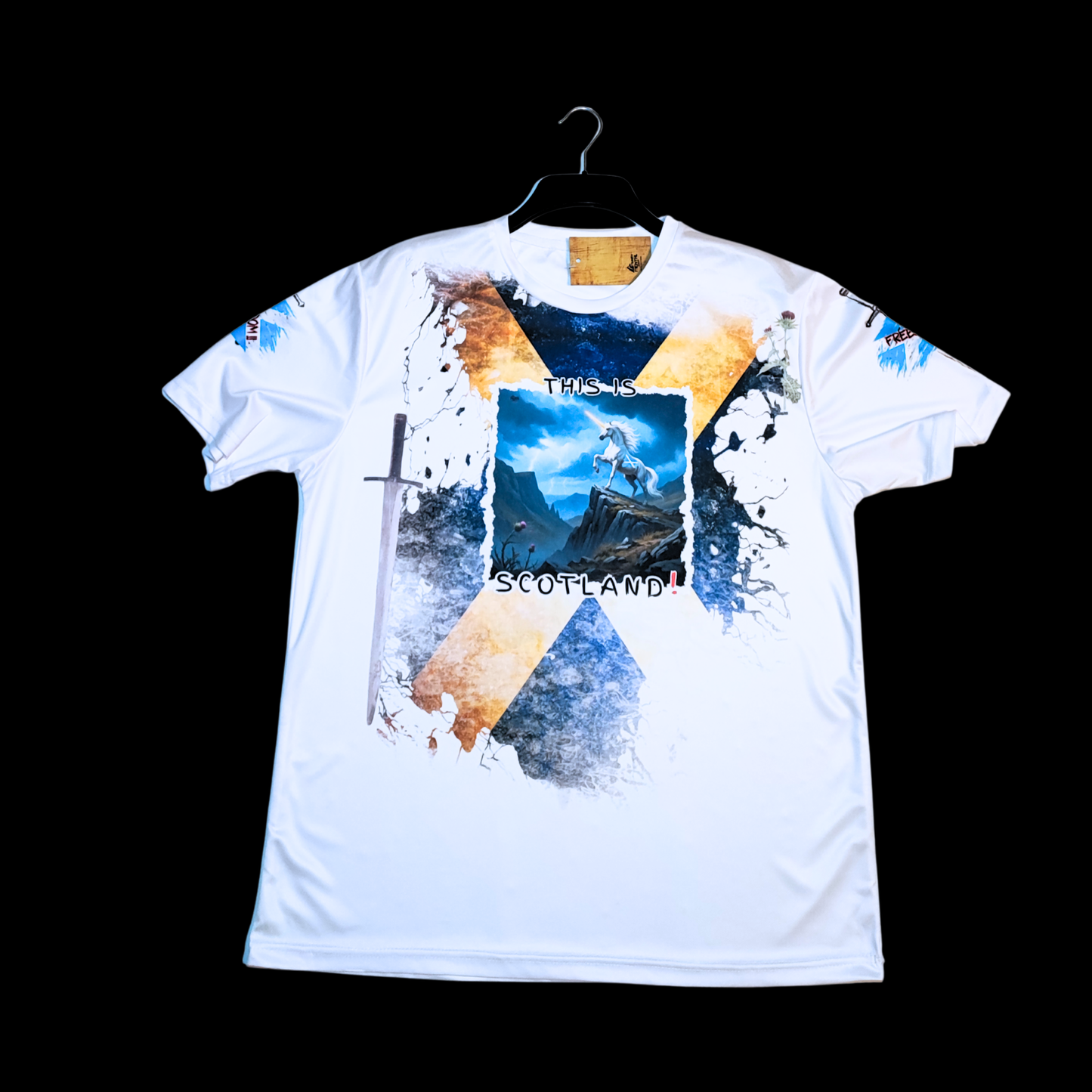 Munro Mental “Unicorn of the North” t-shirt – front view
