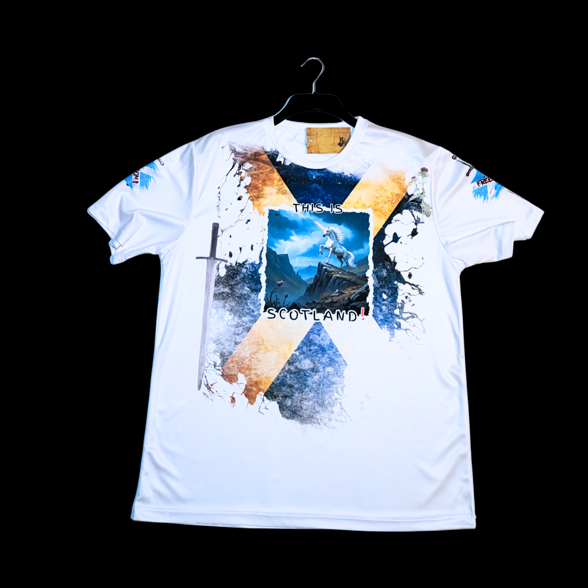 Munro Mental “Unicorn of the North” t-shirt – front view
