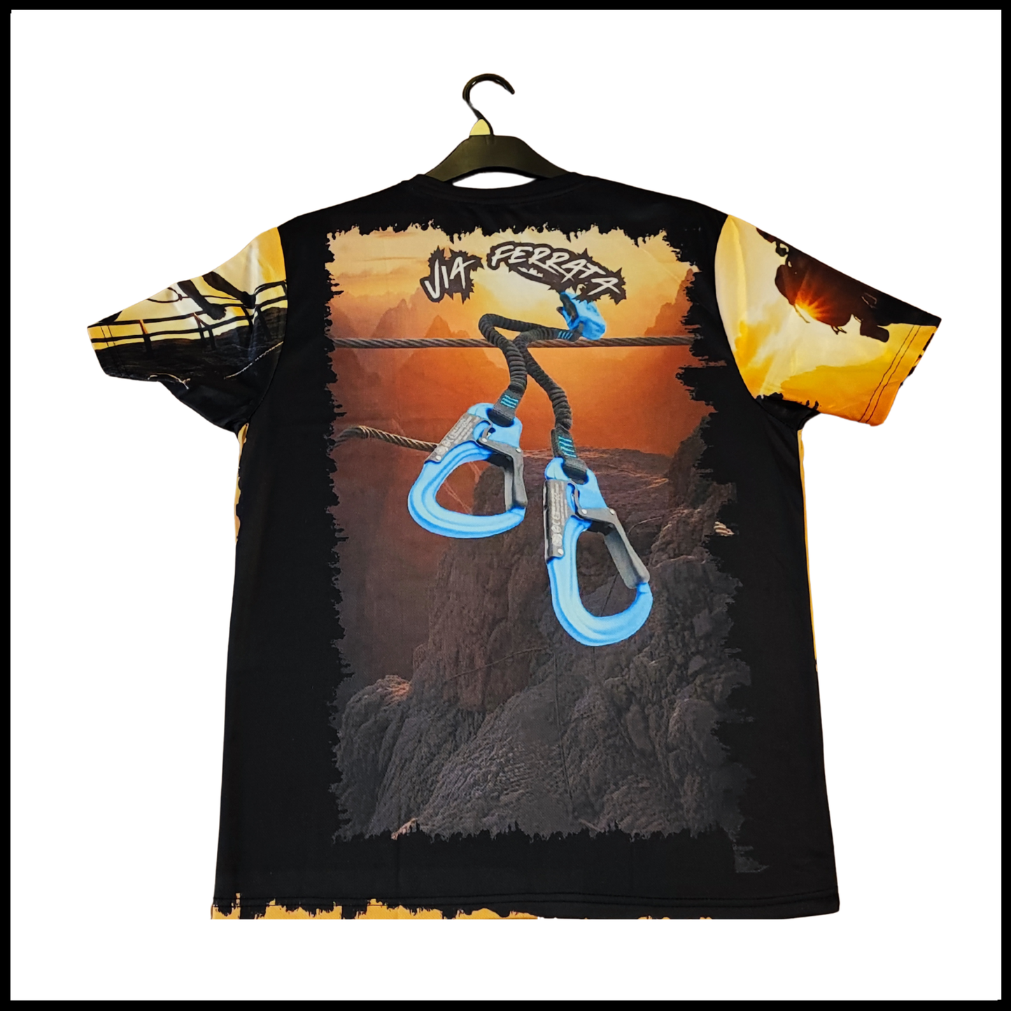 Munro Mental “Via Ferrata” t-shirt – back view
