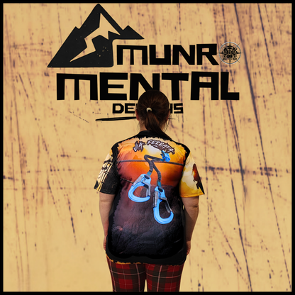 Munro Mental “Via Ferrata” t-shirt – model back view
