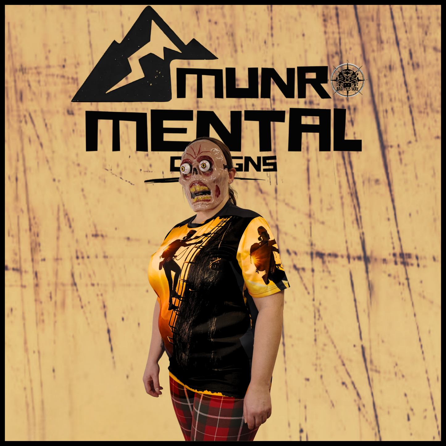 Munro Mental “Via Ferrata” t-shirt – model right view
